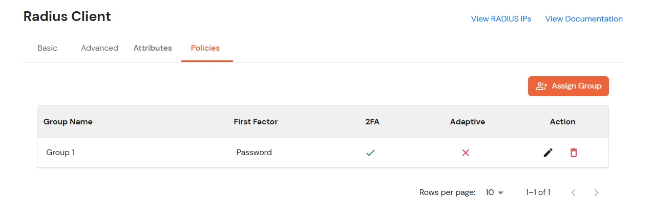 Apache: Policy was successfully added