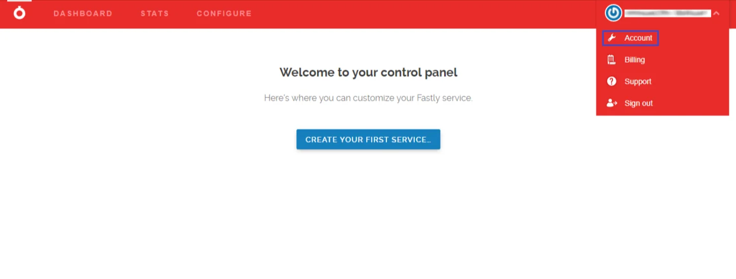 Fastly Single Sign On (sso) Select Account