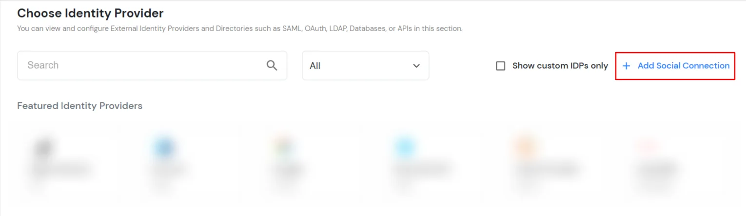 miniOrange Identity Platform Partner Portal Handbook: Add Social Connection