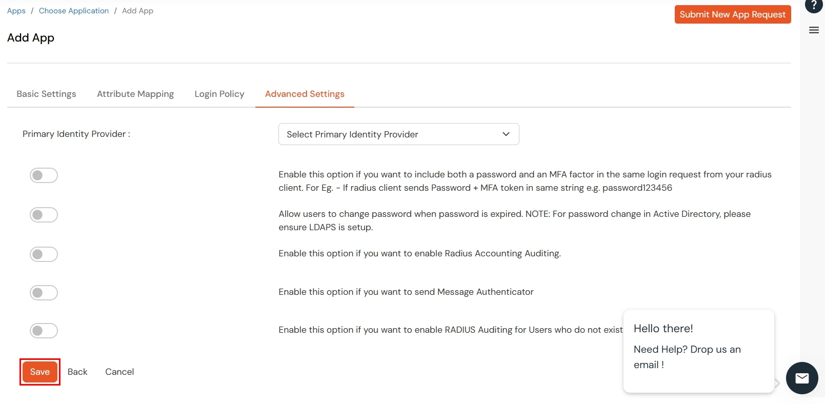 miniOrange Identity Platform Admin Handbook: Radius: Advanced settings