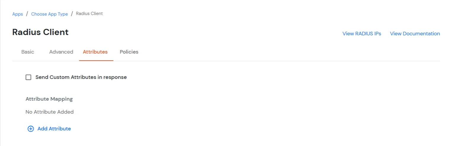 Two Factor Authentication(2FA) for Apache Web ServerClient: Radius Attributes Details