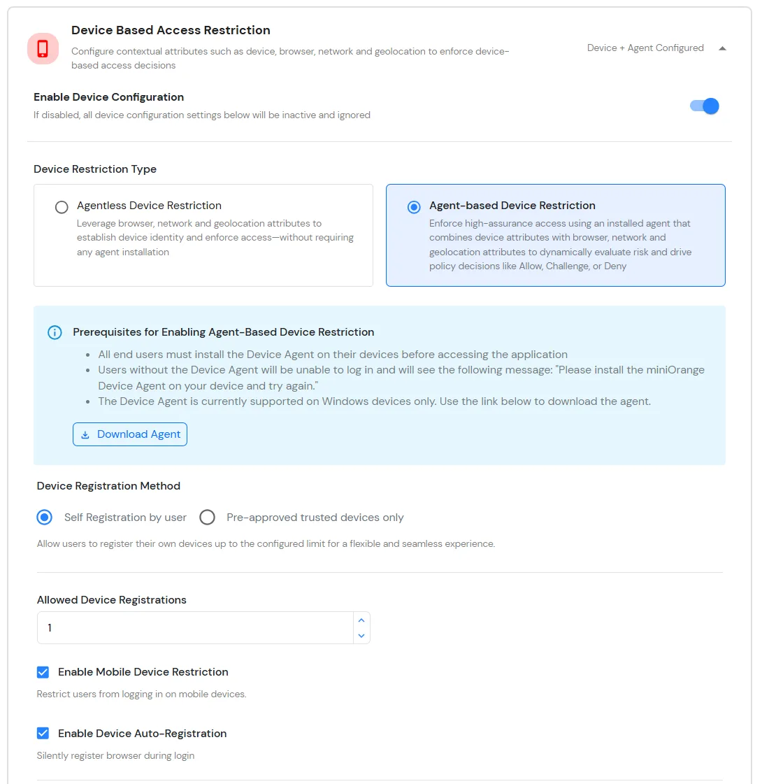Adaptive Authentication for Atlassian Bitbucket Cloud: Self Registration by User