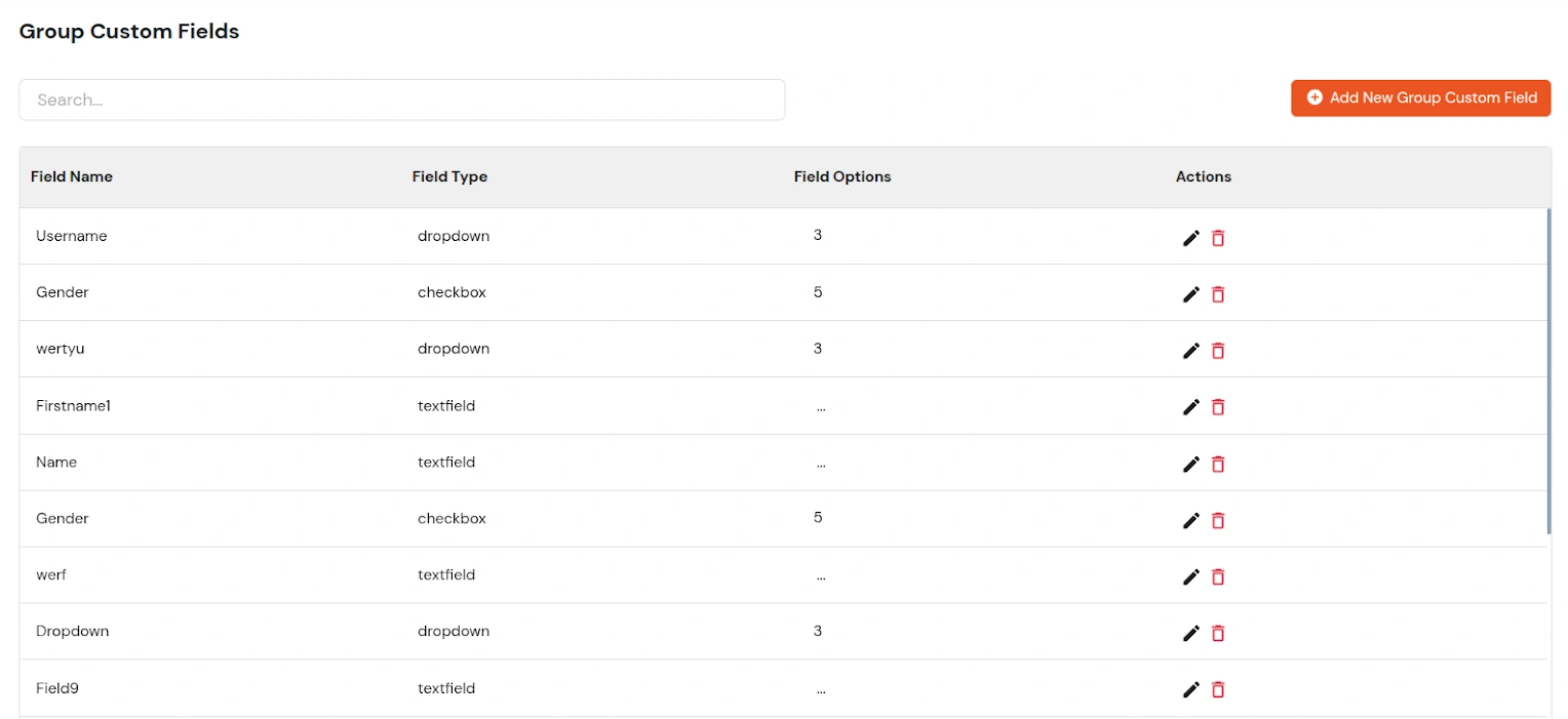 miniOrange Identity Platform Admin Handbook: Newly added groups displayed in the list