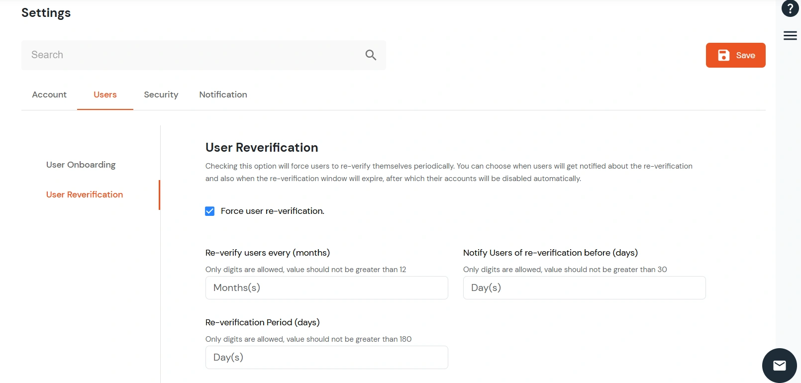 IDP product global setting