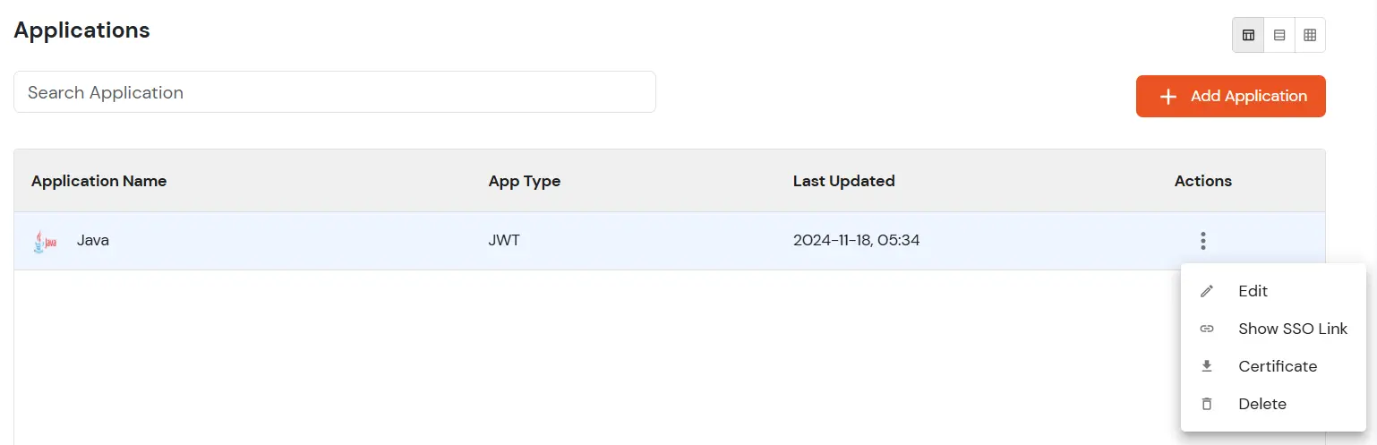 Java Single Sign-On (SSO) Certificate of JWT Application