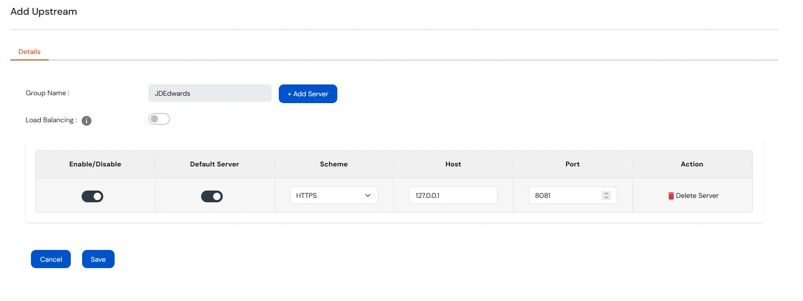 Setup JD Edwards via Miniorange access gateway