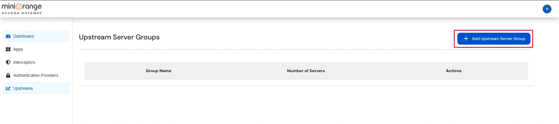 Setup Miniorange access gateway