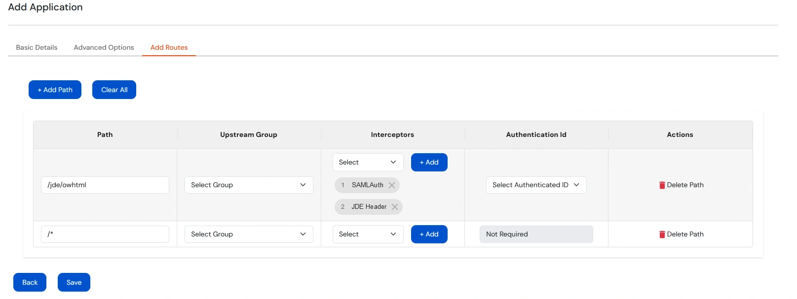 Setup JD Edwards via Miniorange access gateway