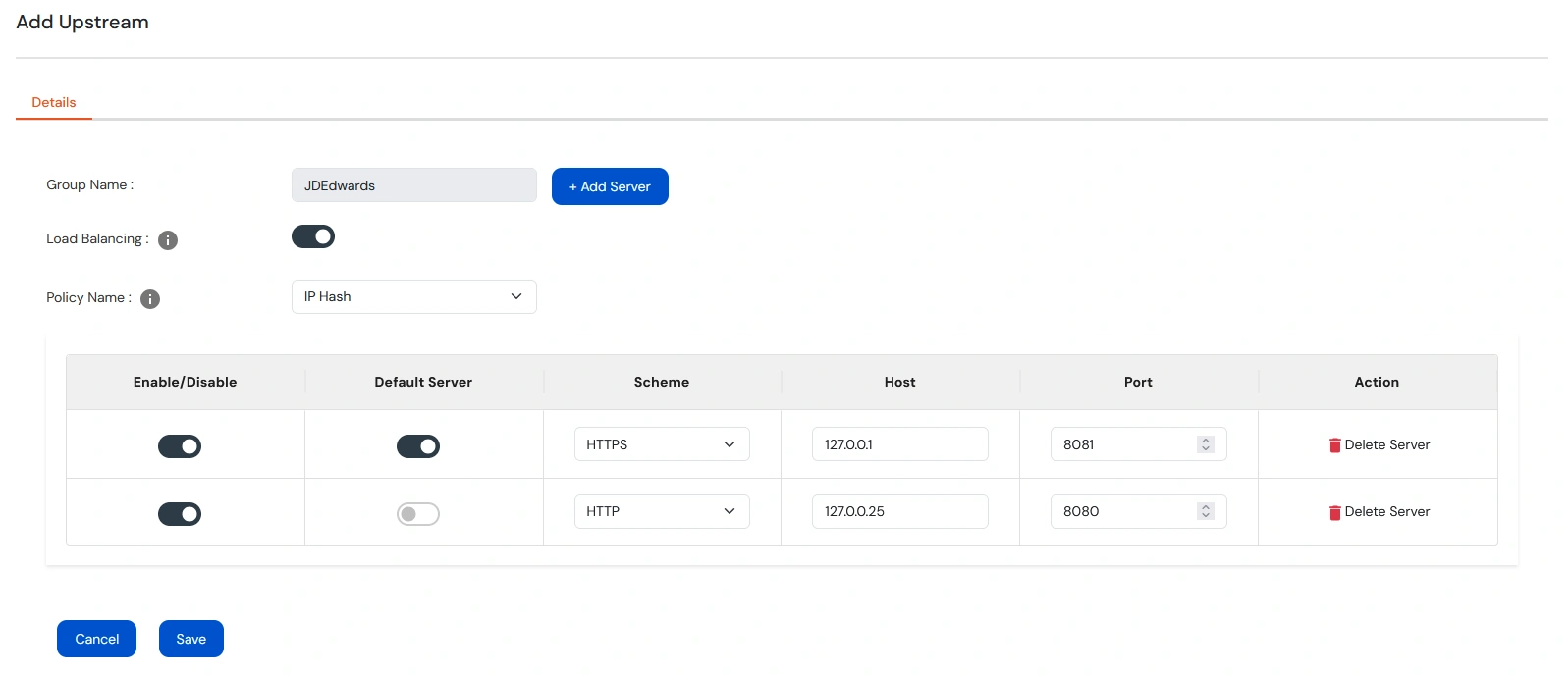 Setup JD Edwards via Miniorange access gateway