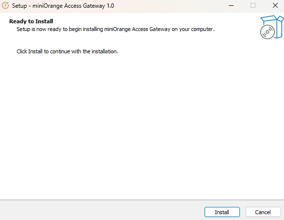 Setup Miniorange access gateway