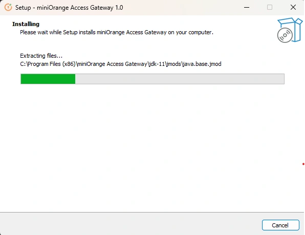 Setup Miniorange access gateway