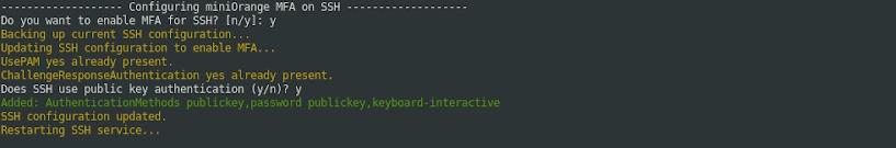 Centos 2FA: Enable the MFA on SSH login