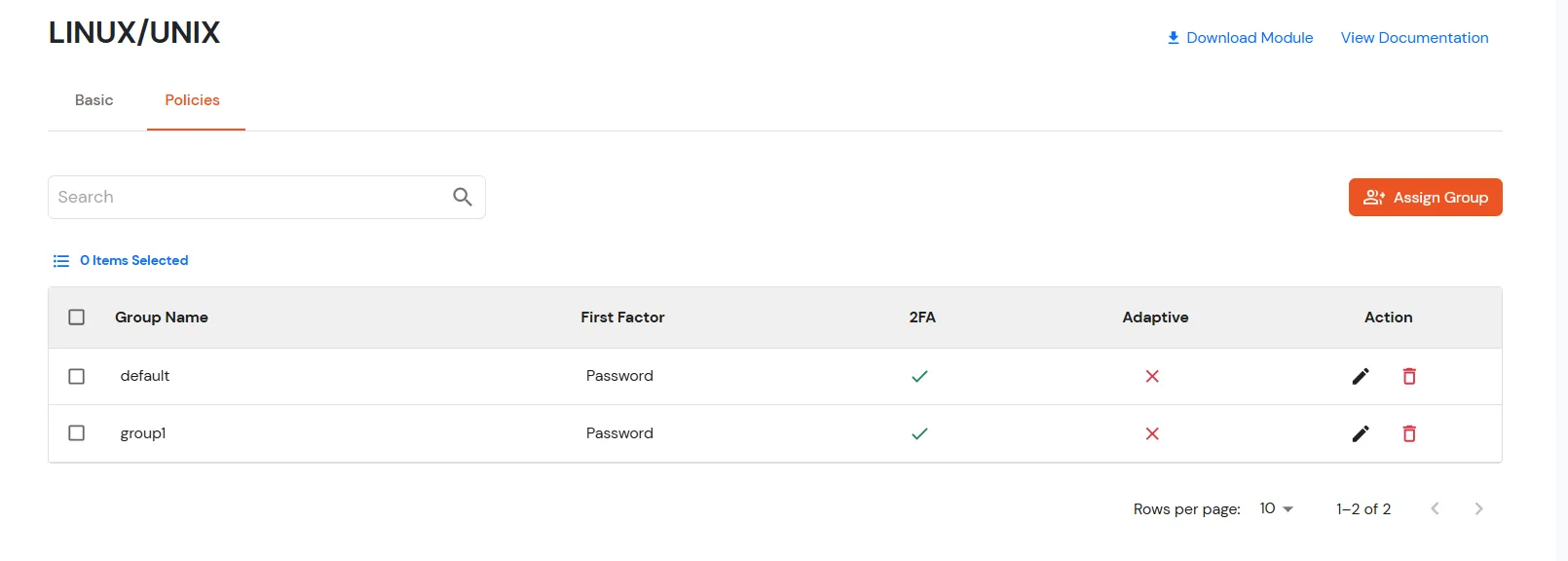 Add RDWeb Policy Details 2FA/MFA download module