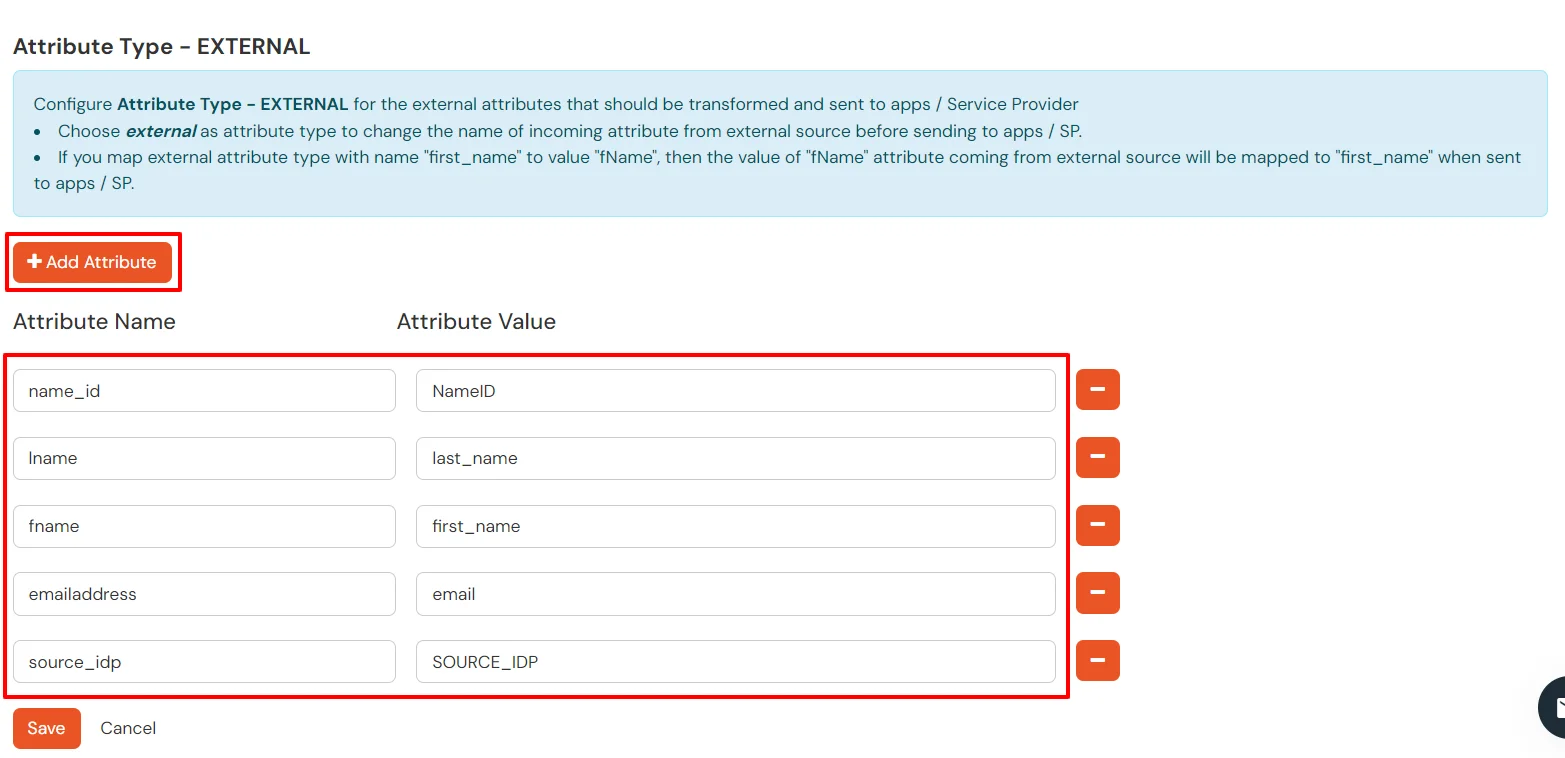 AWS Cognito Single Sign-On SSO Map External Attribute