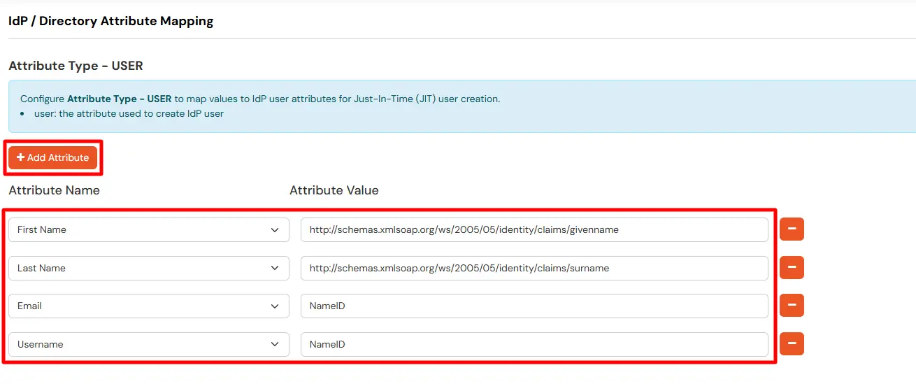 Microsoft Entra ID Single Sign-On SSO Map USER Attribute