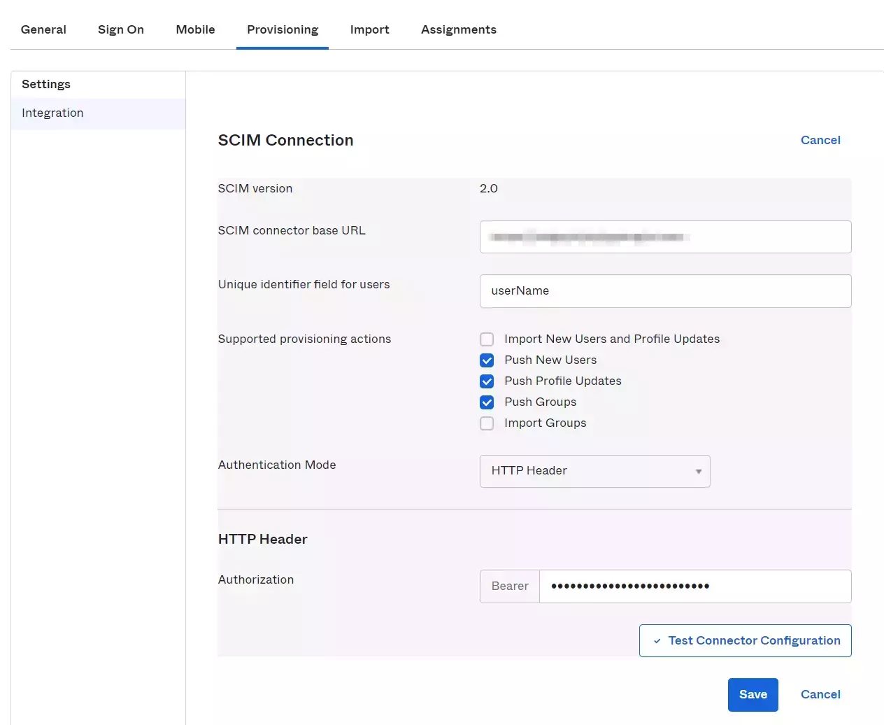 Provisioning with Okta