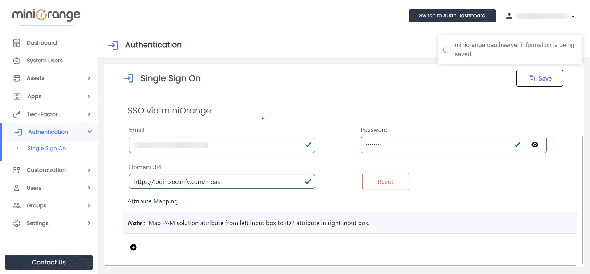 Privileged Access Management Admin Handbook: Provide the required details into the form