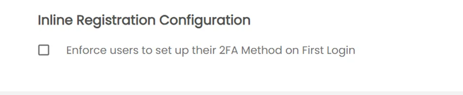 PAM Handbook - Configure MFA: New user will be configure their MFA method at the first login