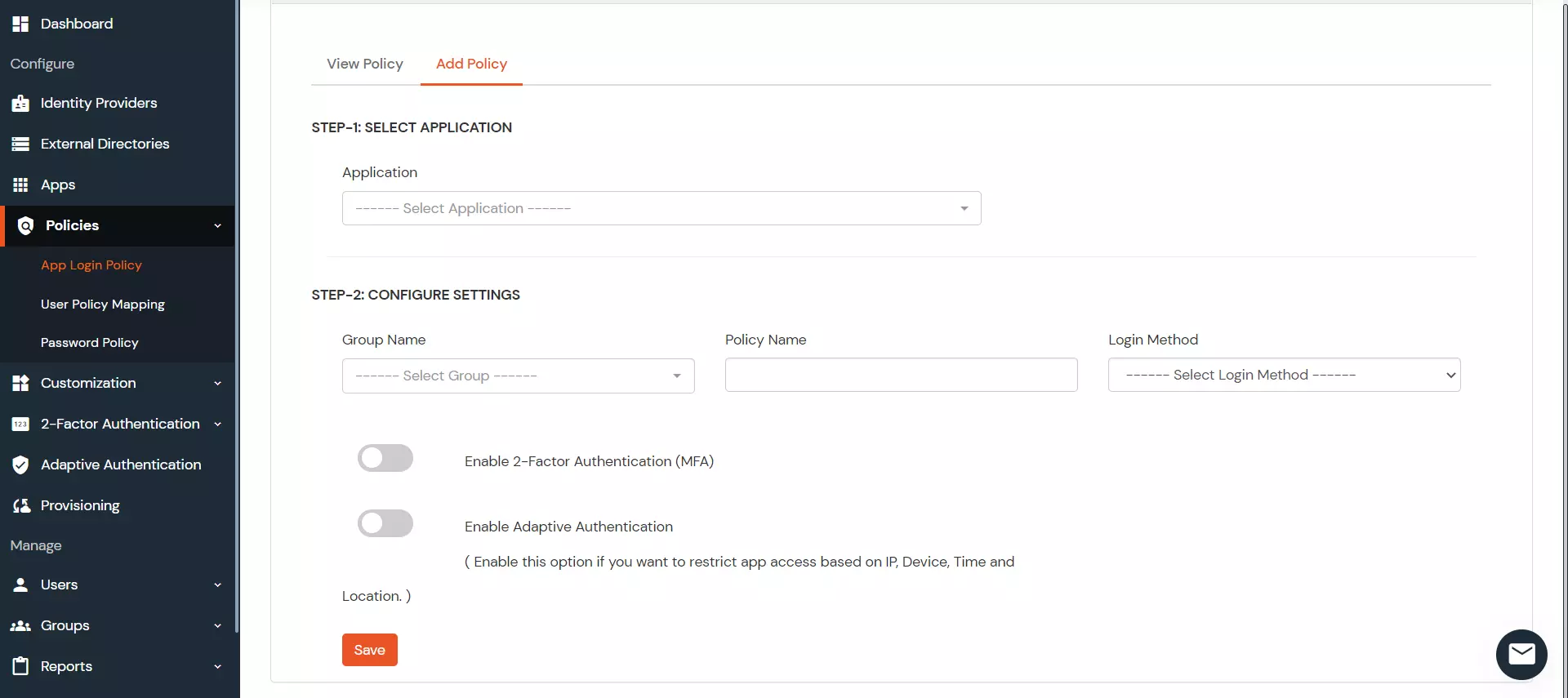 AWS SCIM User Provisioning Add policy