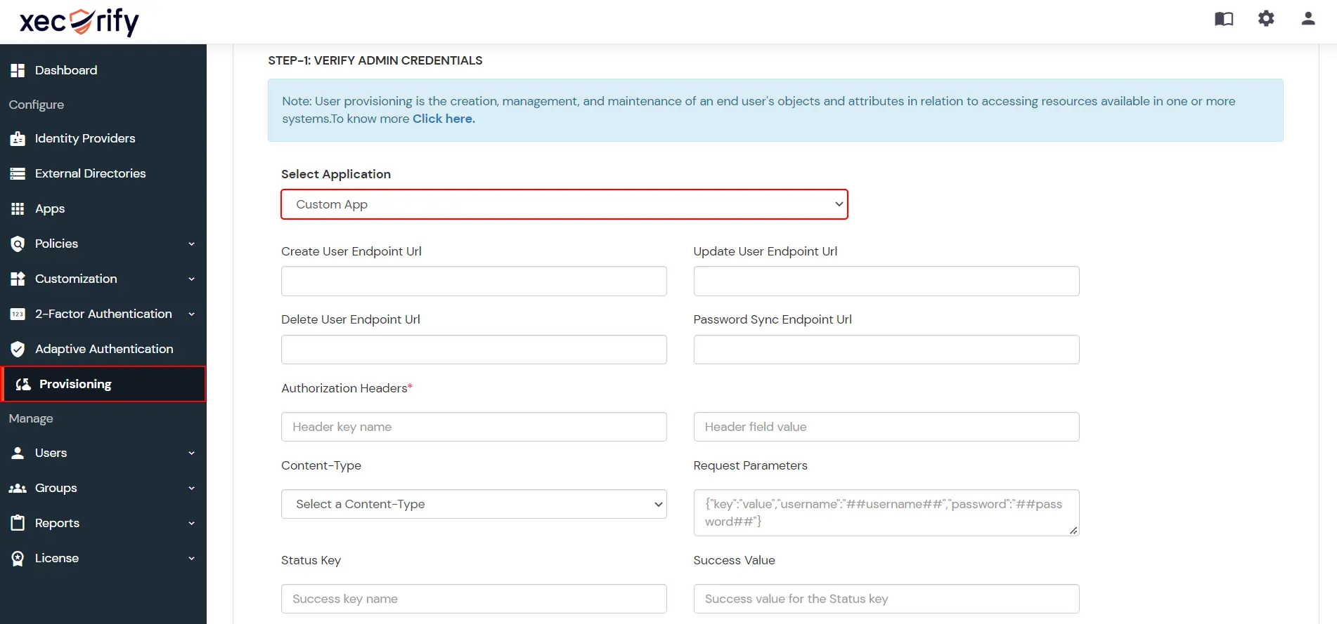 Configure SAP Successfactors Provisioning