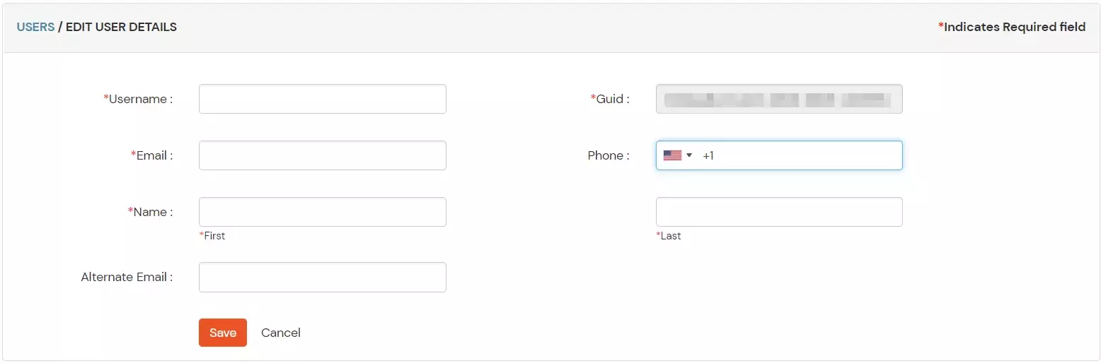 BigCommerce Provisioning Edit User