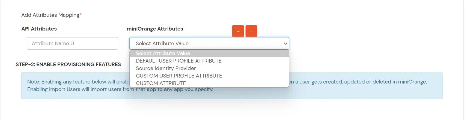 Zoho Provisioning Attributes