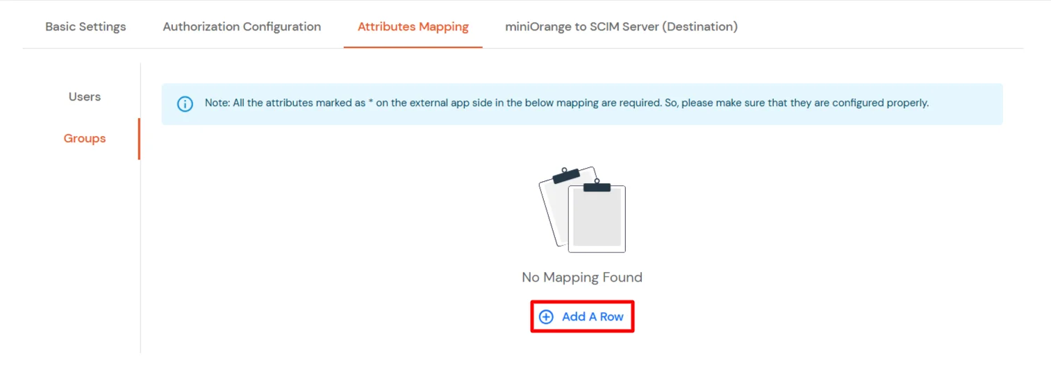 Figma SCIM Provisioning Switch to Group tab, click on Add A Row link