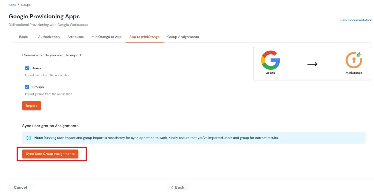Google Apps Provisioning : Sync user group assignments
