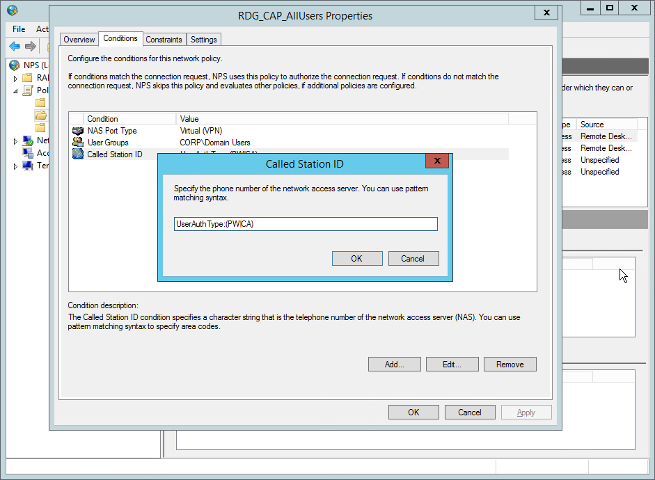 Remote Desktop (RD) Gateway Multi-factor authentication (MFA/2FA)