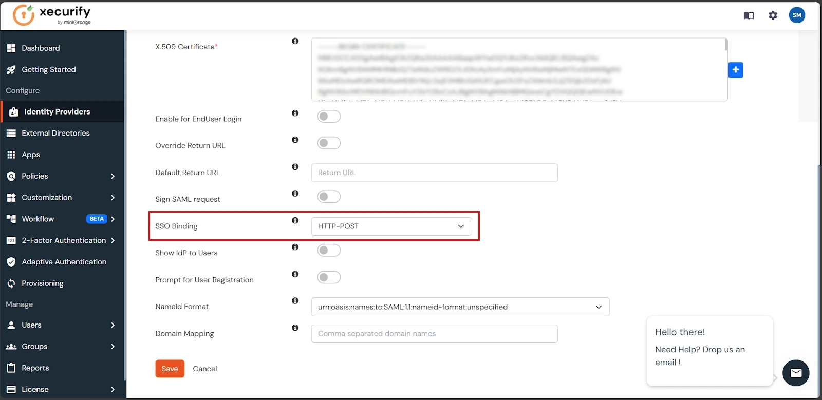 Login using Salesforce as IdP : SSO binding option