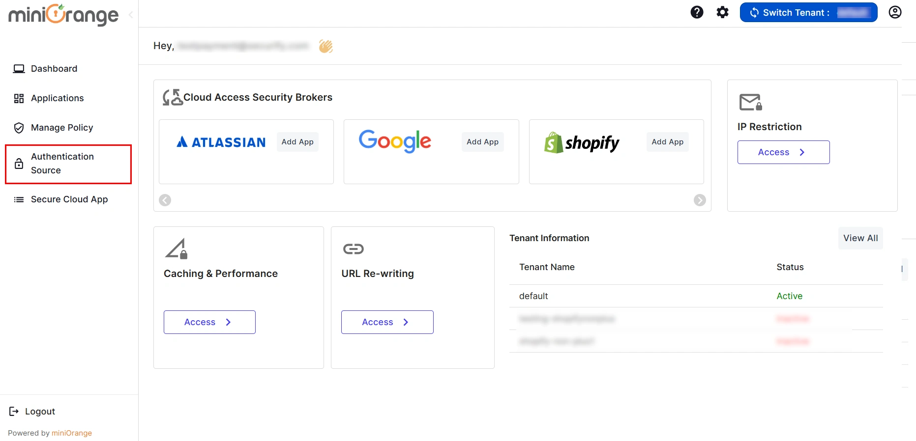 SAML Authentication with Cloud Access Security Broker (CASB) 