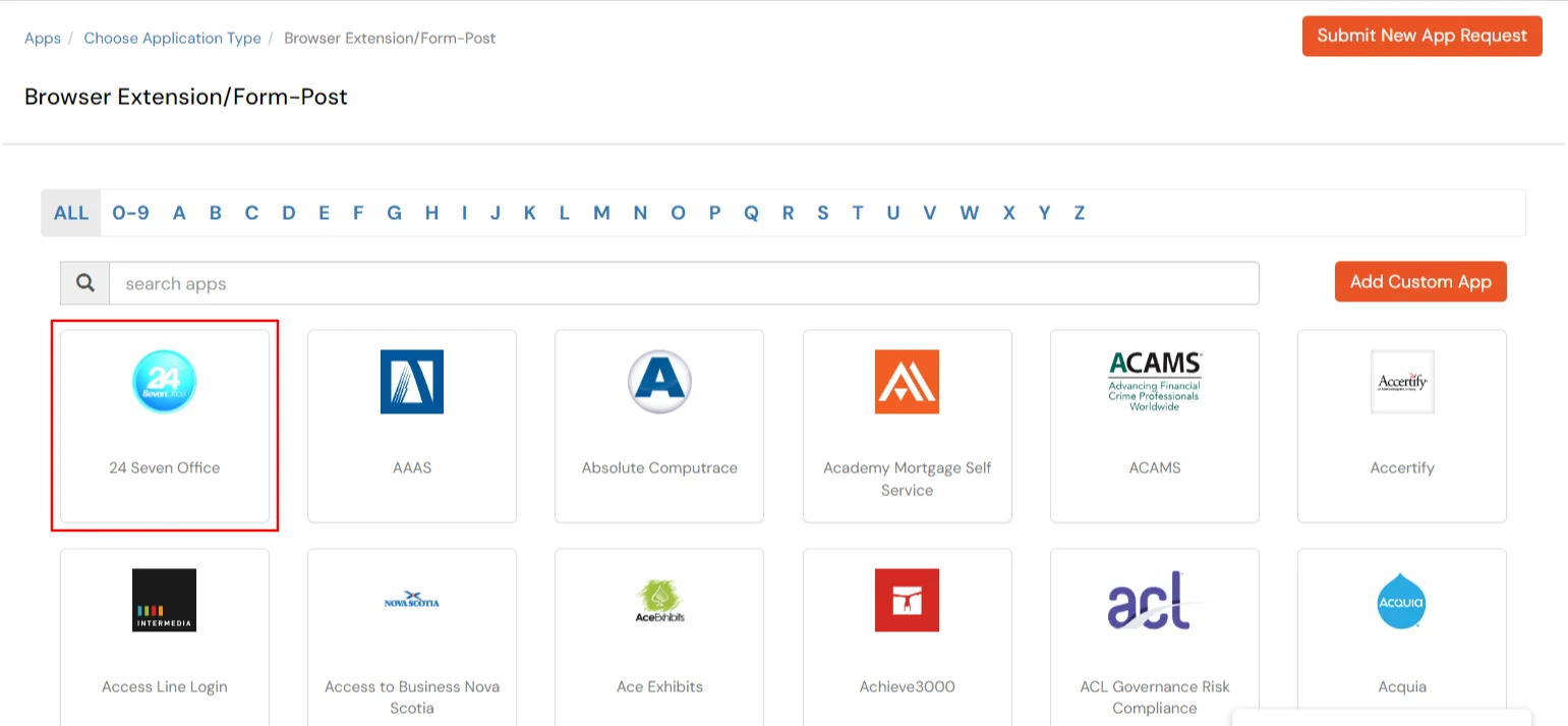 24SevenOffice Single Sign-On (SSO) Browser Add On 