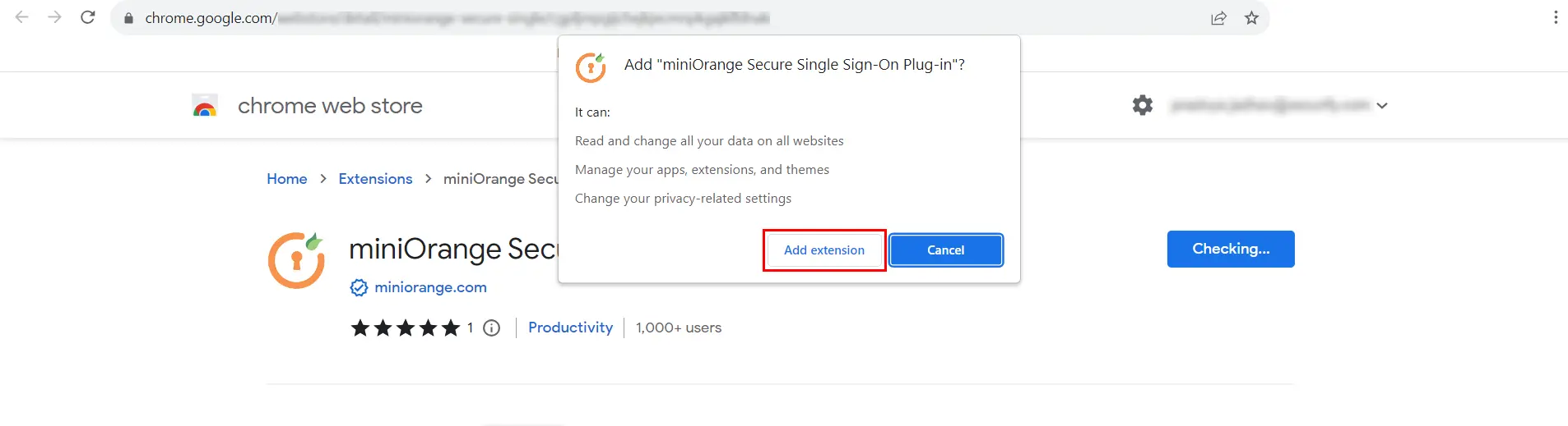 miniOrange Identity Platform Partner Portal Handbook: Browser Extension