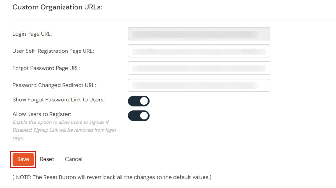 miniOrange Identity Platform Partner Portal Handbook: Custom org URL