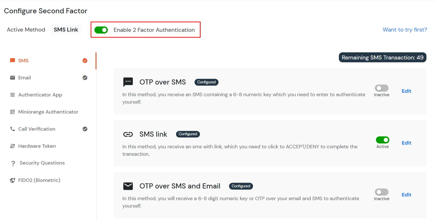 Enter mobile number to receive OTP via call