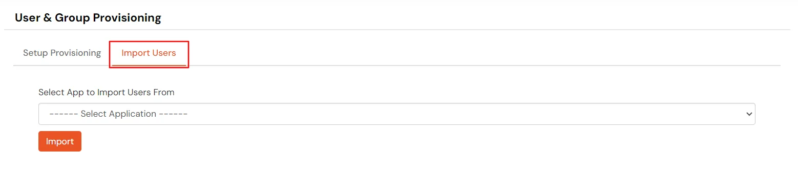 miniOrange User and Group Provisioning : Go to Import users