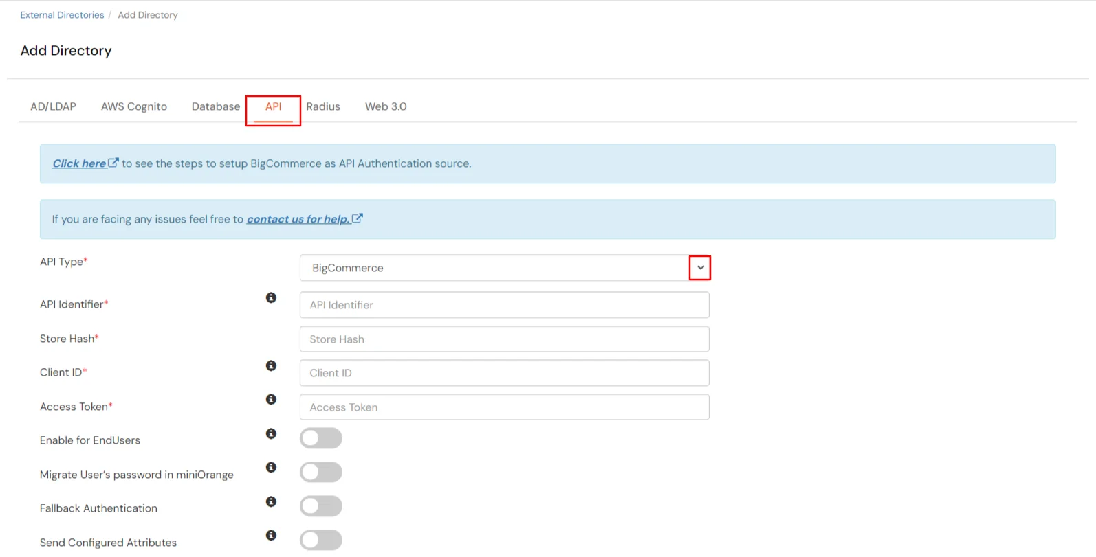 miniOrange Identity Platform Partner Portal Handbook: Select API