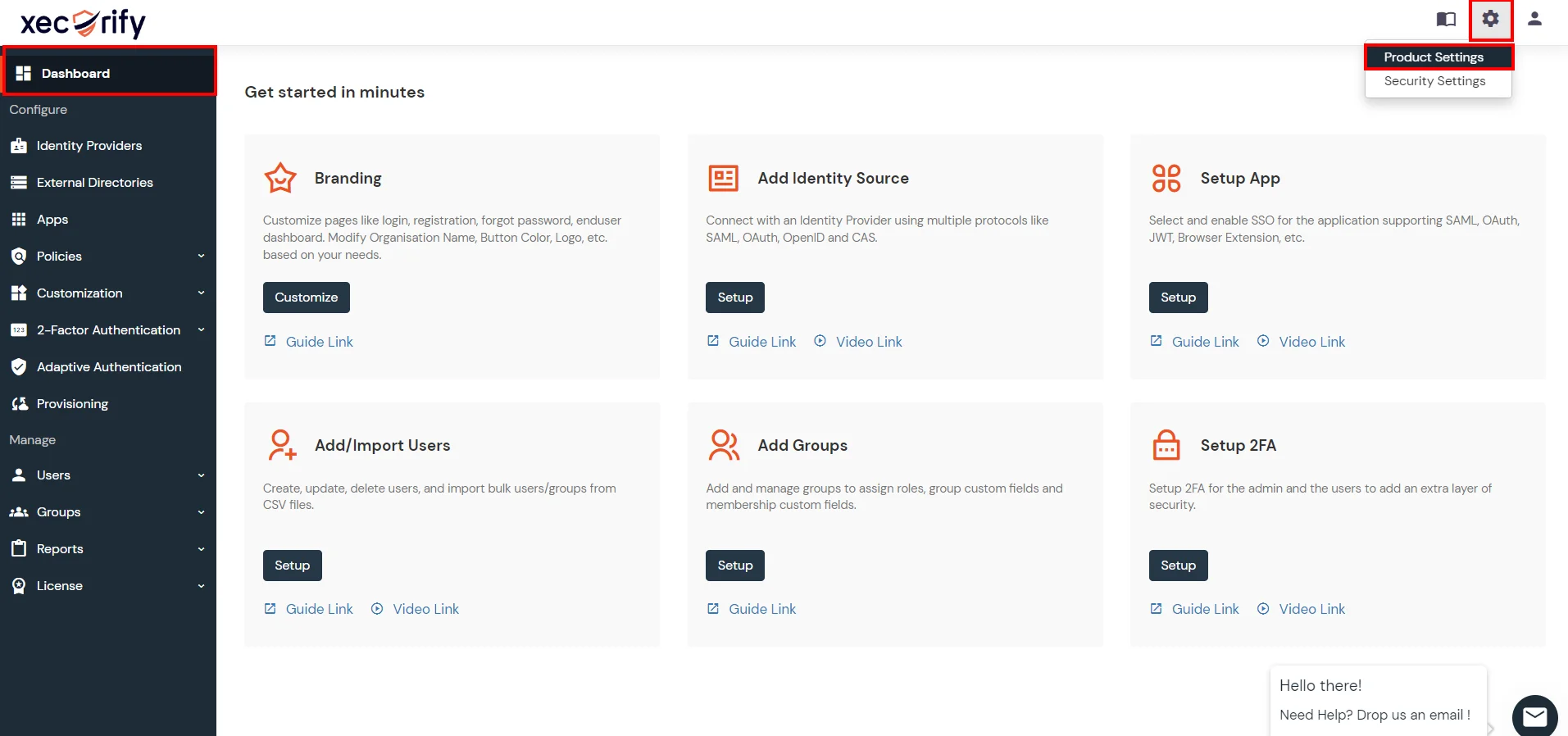 MFA/Two-Factor Authentication(2FA) for Cisco AnyConnect VPN  miniOrange dashboard