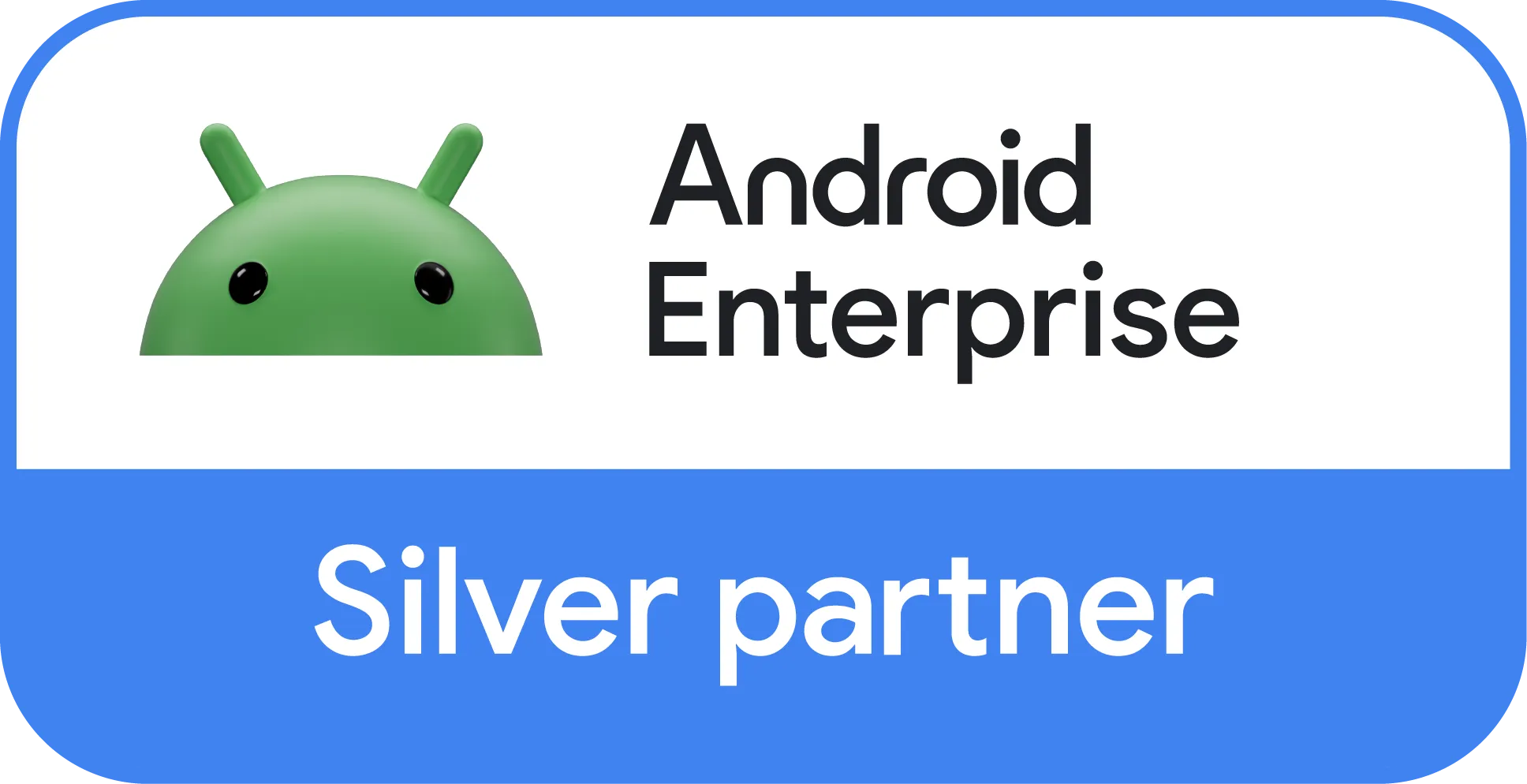 Android Enterprise Validated Silver Partner Badge