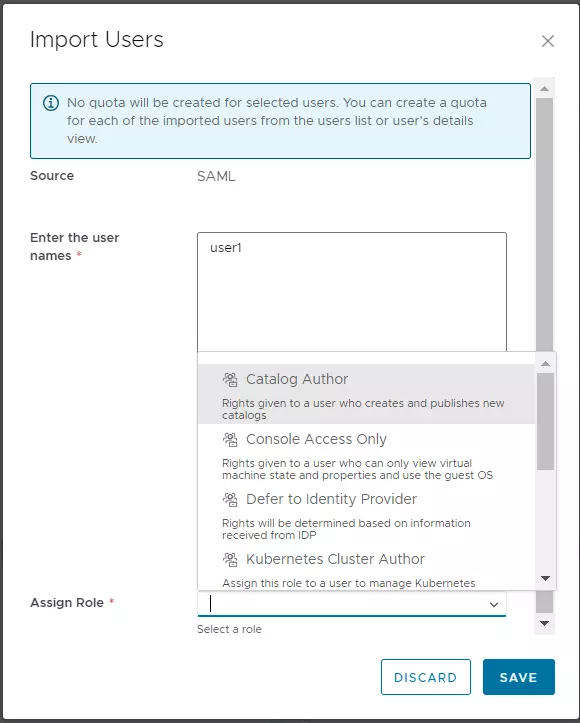 Configure VMWare Cloud Director Single Sign-On (SSO)