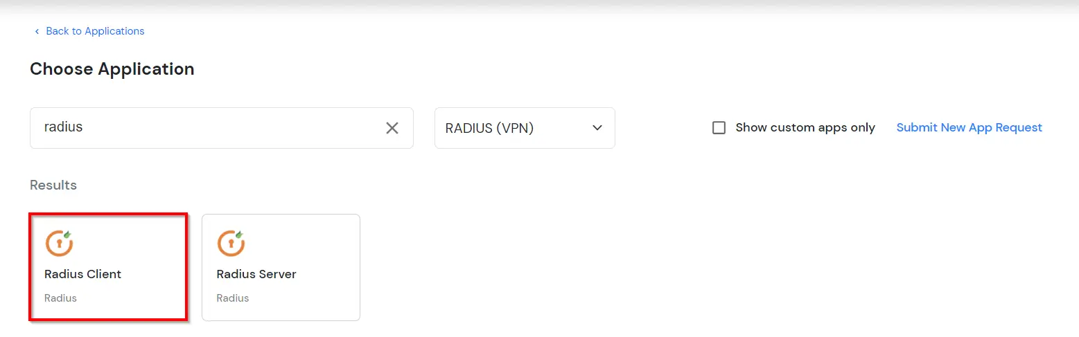 MFA for Stormshield VPN : Click on Radius Client