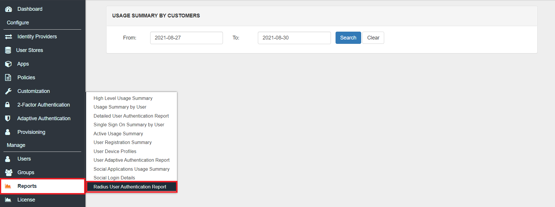 Meraki Client VPN  Multi Factor Authentication: Authentication Reports