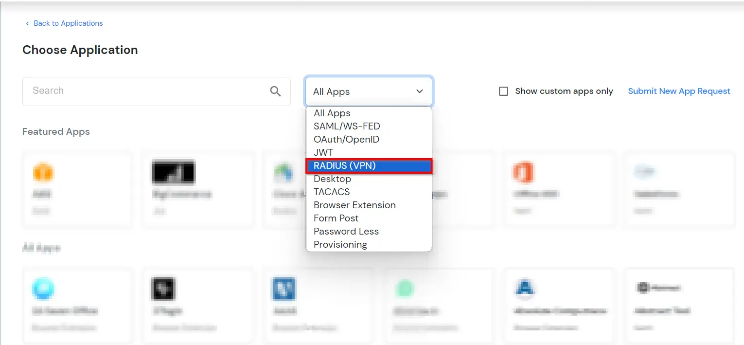 VMware Horizon View VMware Horizon 2-factor Authentication: radius dashboard