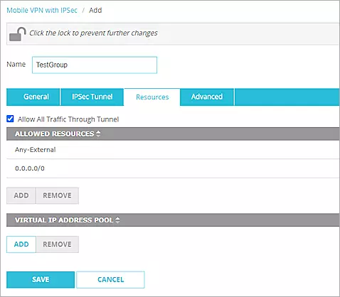 Two-Factor Authentication for WatchGuard Mobile VPN: Allow traffic