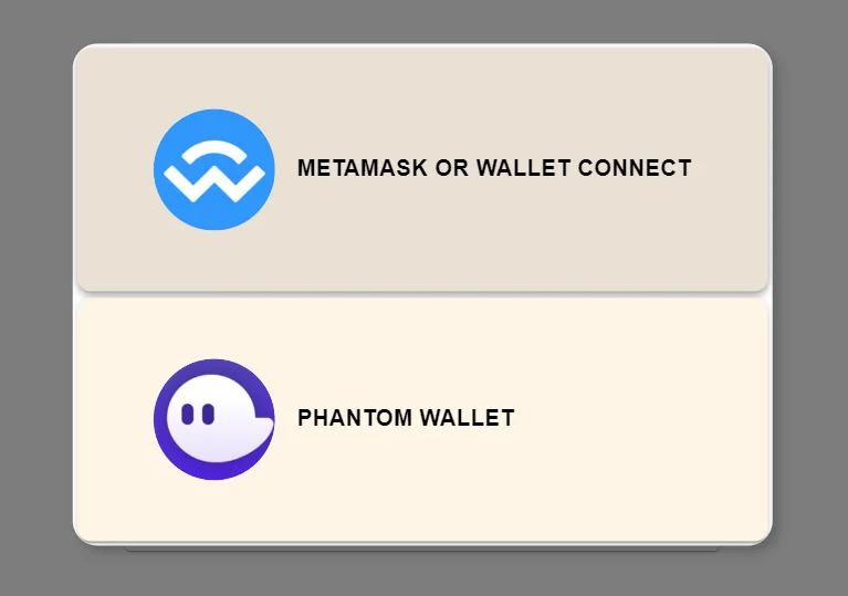 select wallet