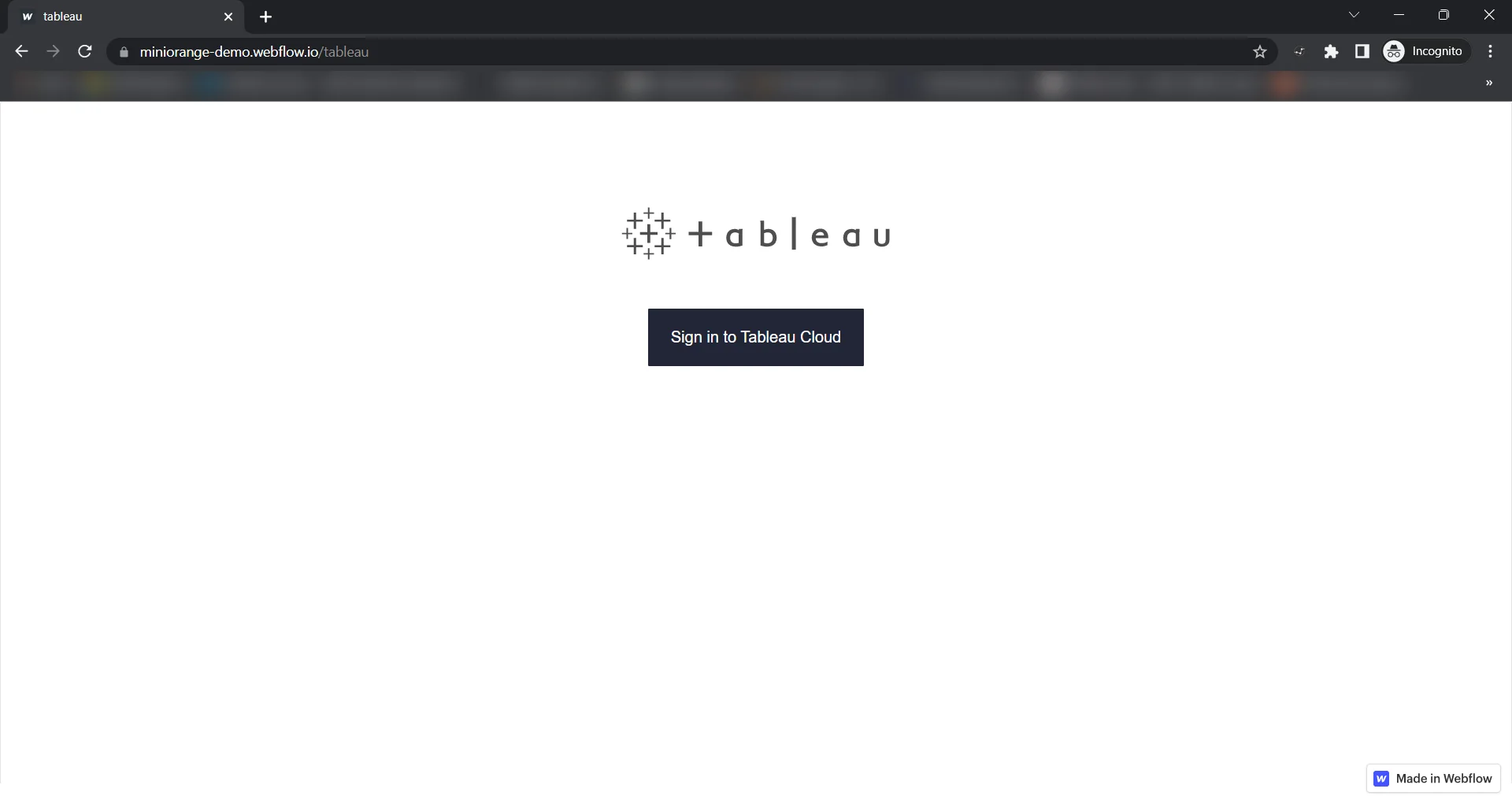 Tableau Online Single Sign-On (SSO): Perform SSO