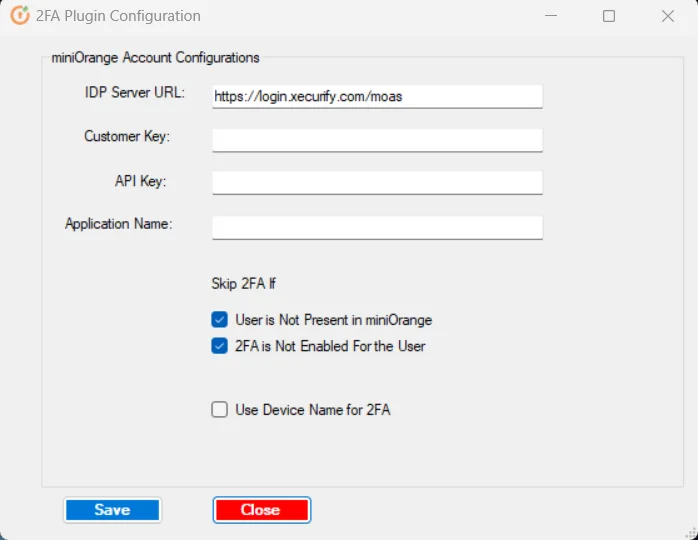 Windows RDP 2FA setup