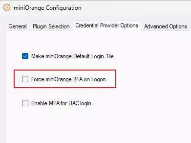 Enforce miniOrange 2FA on every Windows Remote login