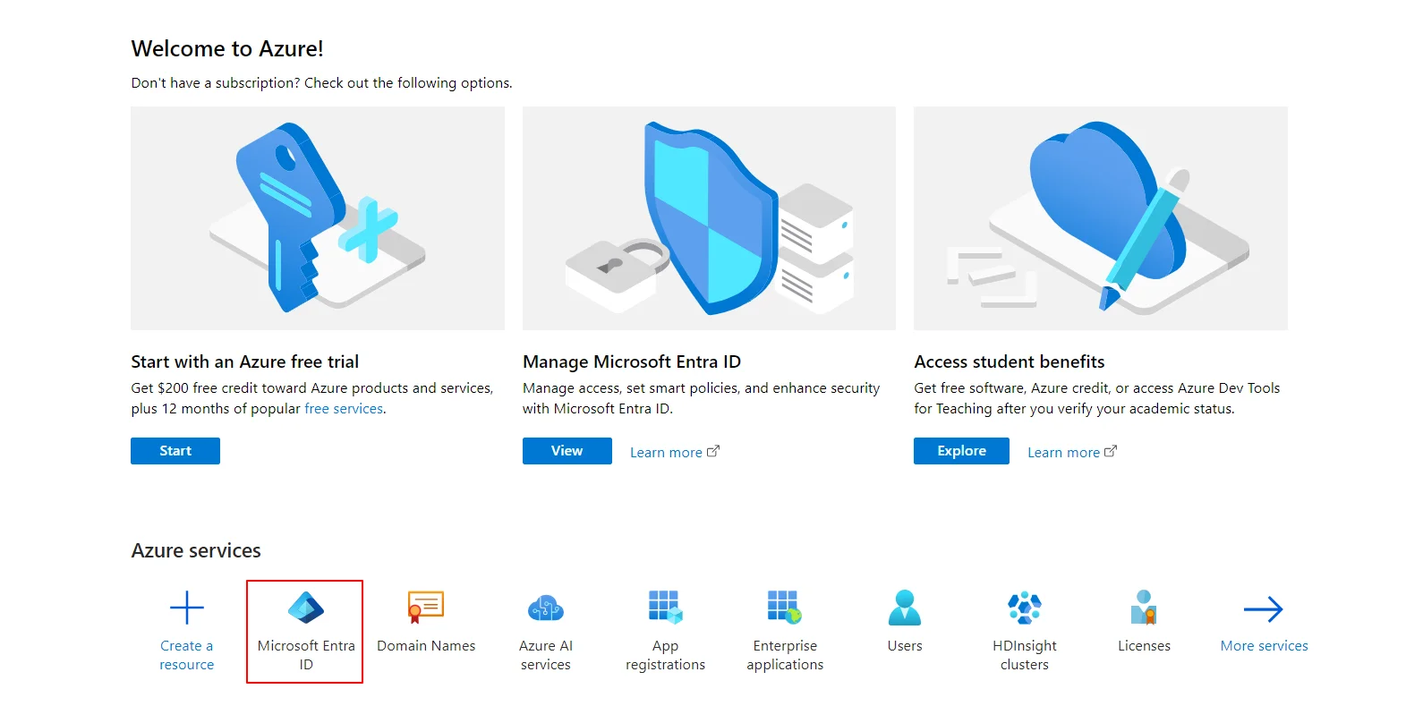 Configuring Microsoft Entra ID (Formerly Azure AD) as IDP click on Microsoft Entra ID (Formerly Azure AD)