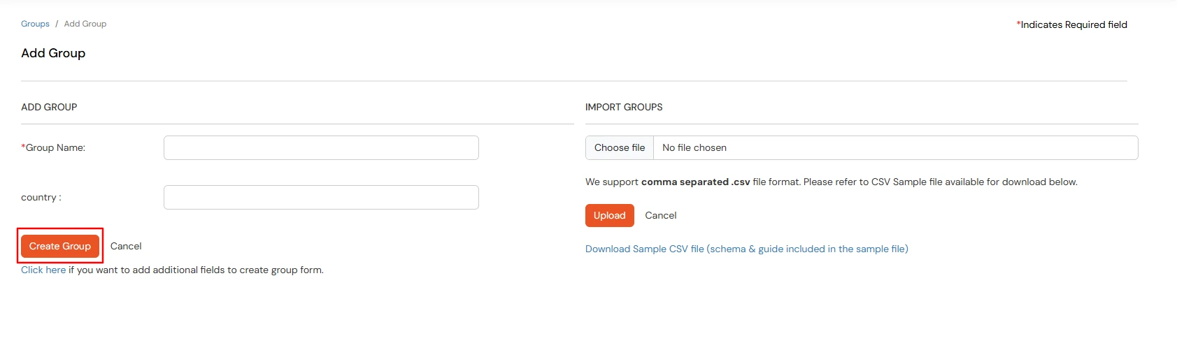 miniOrange Identity Platform Admin Handbook: Add group